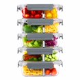 thumbnail image 1 of 5pcs Glass Storage Container Set with Lids, Vtopmart Meal Prep Containers, Airtight Bento Boxes, 33oz, 1 of 1