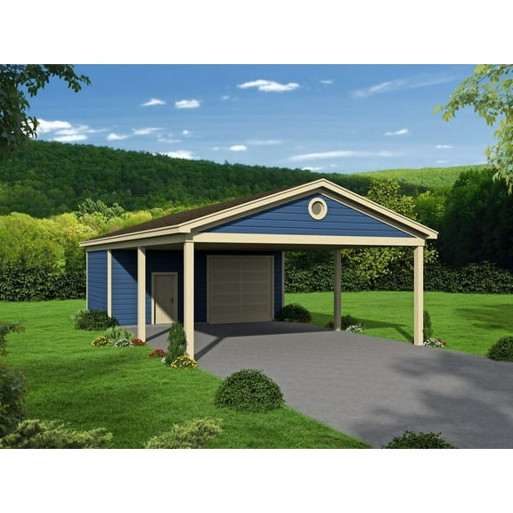 763-783: Carport Country 0 Bed, 0 Bath Luxury Home Plan, 0 Sq Ft: Full Blueprints with License to Build by Home Plan Marketplace - Lesuto