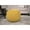Yellow, variant on Yellow Knitted Cotton Round Pouf, - & Floor Comfort, 200lbs Weight Tolerance, Decorative Addition, Spot Clean, Filled With Beads, 20in X 13in Shade Rest Chair Pad, 200lb Capacity, Accent, Beads