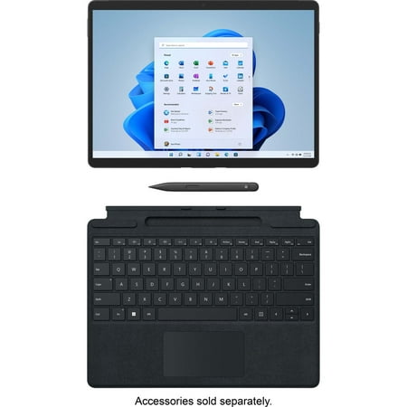 Restored Microsoft Surface Pro 8 Multi-Touch 13"" Tablet WiFi 16GB RAM 256GB SSD Windows 11 Home Graphite [Refurbished]