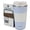 Blue White, variant on Aquaphile Vacuum Insulated Coffee Travel Mug - Double Walled Reusable Tumbler Cups Light Blue 17 Fluid Ounces