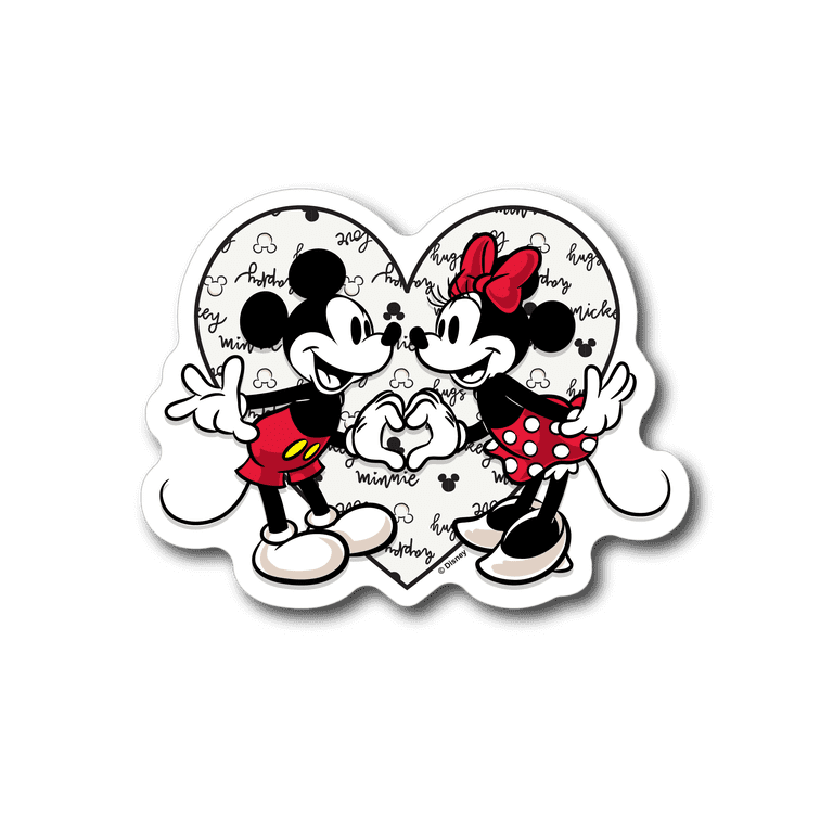 Disney Mickey & Minnie Love Automotive Decal, 6 x 8 inch - Walmart.com Disney Mickey & Minnie Love Automotive Decal, 6 x 8 inch - Walmart.com