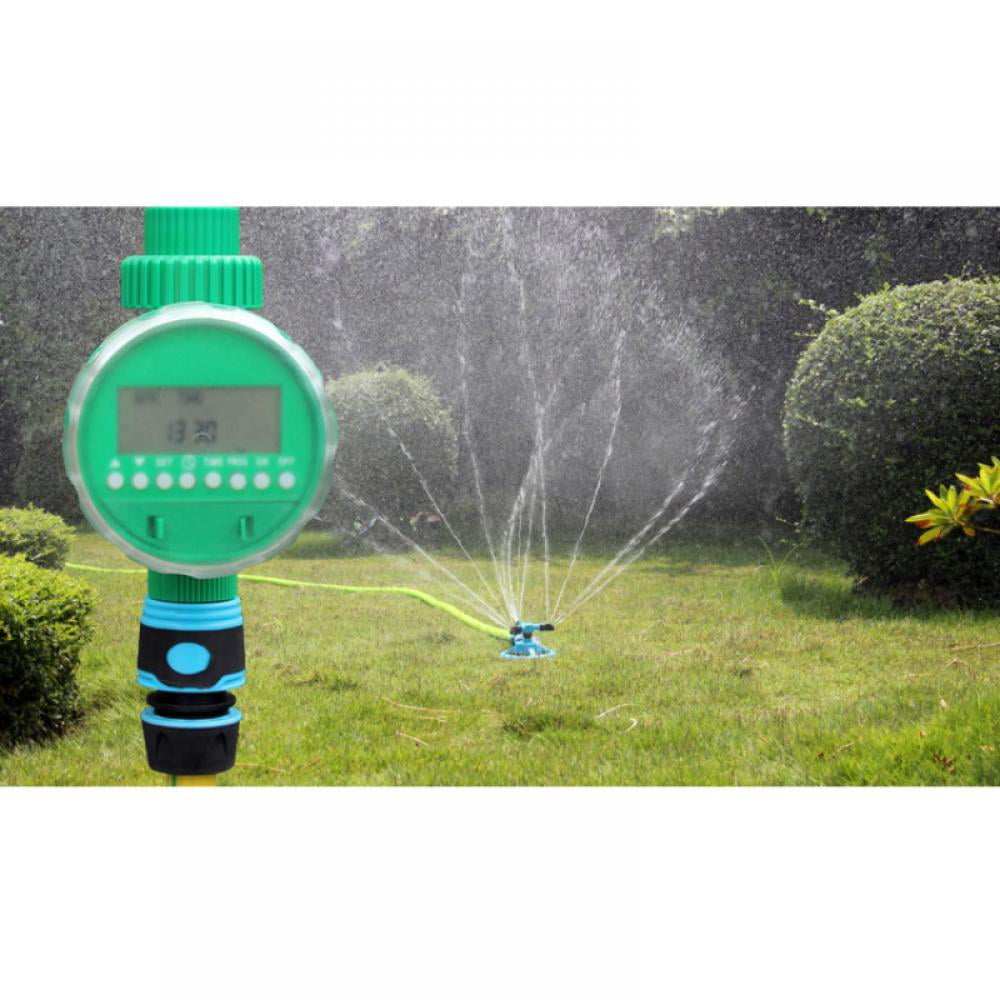Automatic Irrigation System Water Timer Watering Controller LCD Display Garden 