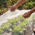 thumbnail image 5 of Garden Netting Row Cover 10x49 FT, Ultra Fine Mesh Plant Protection Barrier for Vegetables Fruit Trees Flowers, Durable Greenhouse Raised Bed Garden Cover, 5 of 5