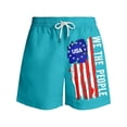 thumbnail image 5 of CONZONE Independence Day Mens Casual Shorts Elastic Waist Drawstring 4Th Of July Shorts For Men Patriotic Usa Flag Graphic Lightweight Loose Fit July 4Th Shorts With Pockets, 5 of 5