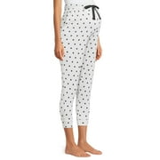 Jaclyn Intimates Leopard Polka Dot Print Elastic Waistband Nursing Pockets Stretchy Super Soft Pajamas (Women's) 1 Pack