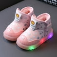 thumbnail image 2 of Girls Winter Solid Color Polka Dot Snow Boots Warm and Comfortable Boots, 2 of 9