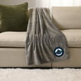 thumbnail image 1 of NHL, NBA, MLB Grey Sports Throw Blanket, 50" x 60", 1 of 5