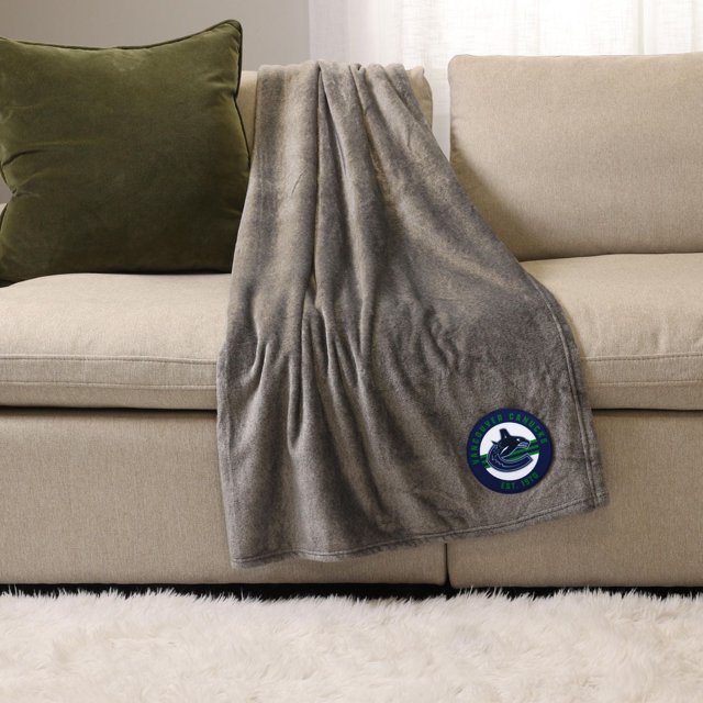 NHL, NBA, MLB Grey Sports Throw Blanket, 50" x 60"