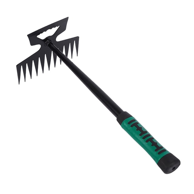 Herramienta manual para desherbar, desherbador de jardín, herramienta de mano de acero al carbono, extractor de malezas, rastrillo para jardín, granja Mango recto