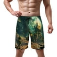 thumbnail image 2 of NICKSUN Men's Swim Trunks, Cute Print Quick Dry Summer Board Beach Shorts with Mesh Lining and Pockets, 2 of 6