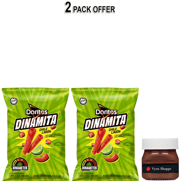 Doritos Dinamita Tortilla Chips Chile Limon, 10.75 oz Bag