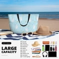 thumbnail image 5 of Xecao Cute Bunny for versatile beach bag for women includes zipper pockets and waterproof material, ideal for vacations and adventures., 5 of 7