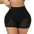 thumbnail image 2 of SWSMCLT Women's Hip Pads Shaper Padded Thigh Butt Lifter Panties Mesh Tummy Control High Waisted Body Shaper Shorts Underwear Hip Enhancer Shapewear Waist Black Medium, 2 of 5