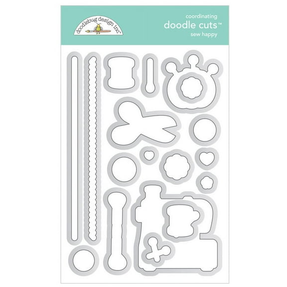Doodlebug Cute & Crafty Doodle Cuts Sew Happy