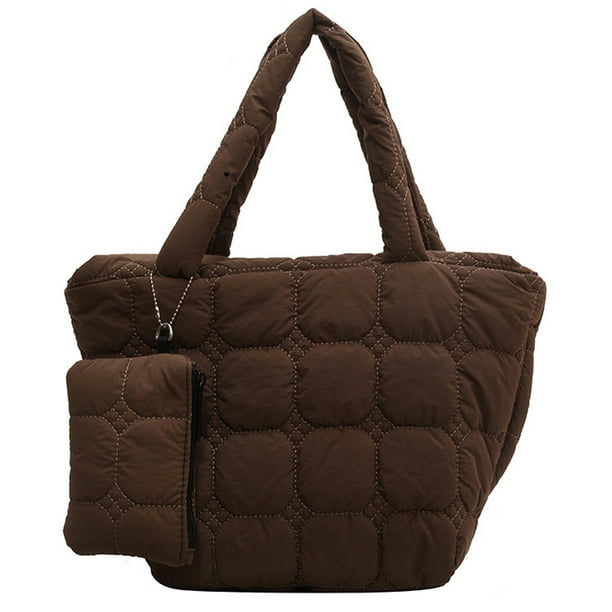 Bolso grande acolchado tipo tote para mujer, bolso acolchado tipo tote, bolso acolchado tipo tote, bolso de hombro acolchado tipo tote