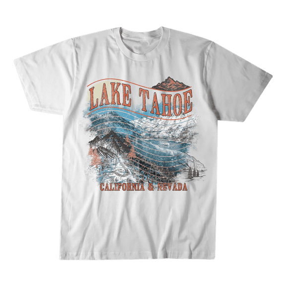 Trust The Universe Lake Tahoe Vintage Graphic Tee, Cotton, Size S-2XL