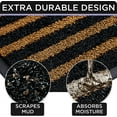 thumbnail image 3 of Extra Durable Door Mat - 30x18 Welcome Mats for Front Door - Door Mats for Outside Entry - Brown Welcome Mat - Entryway Rug - Outdoor Doormats, 3 of 6