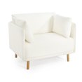 thumbnail image 4 of Grand Ivory Serenity Accent Chair, 4 of 9