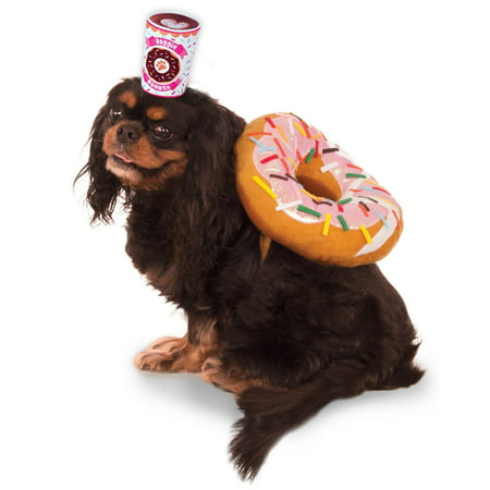 Donut and Coffee Pet Costume