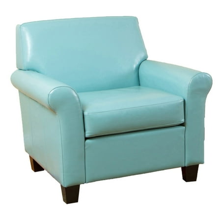Teal Blue Modern Club Chair