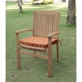 thumbnail image 4 of Vargottam Printed Indoor/Outdoor Chair Pads Non Slip Dining Chair CushionSquareShapedDining Chair Pad With String Ties Machine Washable & Home Decor Cushion- Set Of 2-Orange, 4 of 8