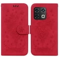 thumbnail image 2 of Nalacover for OnePlus 10 Pro 5G Wallet Case,Luxury Embossed Sun Flower Pattern PU Leather Soft TPU Magnetic Flip Folio Credit Card Holder Shockproof for Women Men Cover+Wrist Strap.Red, 2 of 9
