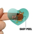 thumbnail image 4 of Scooby-Doo Ruh Roh Heart Shaped Planner Calendar Scrapbook Craft Stickers, 4 of 6