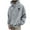 Gray, variant on Mens Casual Loose Fit Hoodies Floral Print Athletic Drawstring Sweatshirts Fall Lightweight Hooded Pullovers with Kangaroo Pocket Christmas Sales Today,Black,M
