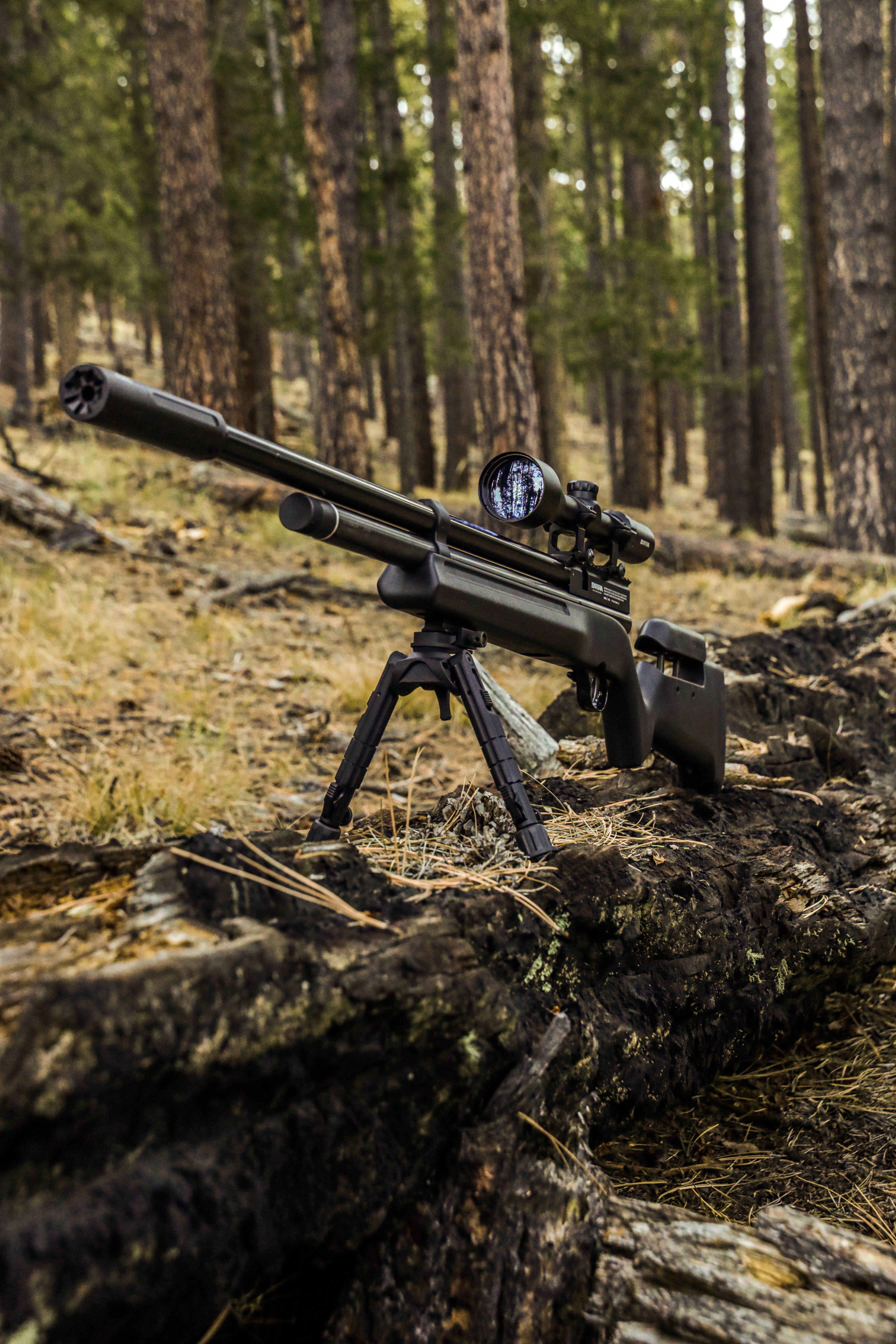 Barra Airguns 1100z .177 Precharged Pneumatic Pellet Air Rifle, Black