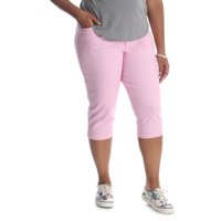 Women's Plus Simply Comfort Stretch Twill Capri