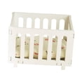 thumbnail image 2 of LeeQinersw 1/12 Scale Miniature Doll Crib Doll Furniture Props Wobble Toys Decoration Scene white, 2 of 9
