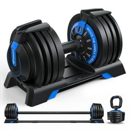 MS Adjustable Dumbbell 55lbs Single Dumbbell with Non Slip Grip Handle for Quick Weight Adjustment Walmart