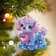 thumbnail image 5 of Ireezec Acrylic Christmas Ornament Hanging Decorations for Tree Home Party Festival Gifts, Holiday Decorative Pendant with Angelic Design for Firep Wall Car Mirror Decor, 5 of 6