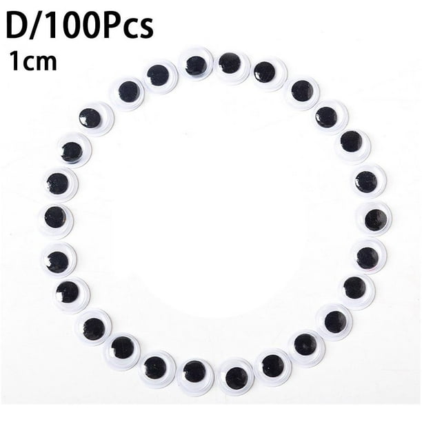 100 Self Adhesive Googly Eyes Stick On Sticky WobblyWiggly Craft 6