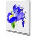 thumbnail image 2 of Bloomy Rose Aquarelle Bleue - Impression sur Toile Florale, 2 of 3