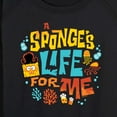 thumbnail image 3 of The Spongebob Movie: Search For Squarepants - Sponges Life For Me - Women's French Terry Long Sleeve Pullover, 3 of 6