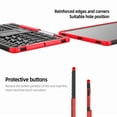 thumbnail image 3 of Feishell Case For Samsung Galaxy Tab S9 FE 5G 10.9 Inch/Galaxy Tab S9 11 Inch 2023, Armor Heavy Duty Anti-falling Rugged Double Military Grade Heavy Duty Shockproof Case with Kickstand,
Red, 3 of 5