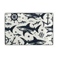 thumbnail image 2 of Sharks Anchors Area Rug Washable 72 x 48 Floor Carpet Mat Non Slip for Bedroom Living Room Kids Room Home Decor, 2 of 7