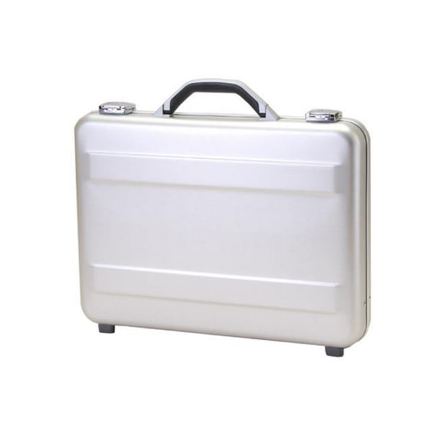 Slimline Molded Aluminun Attache Case, Silver