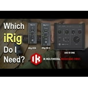 IK Multimedia iRig USB واجهة الغيتار المحمول لنظام التشغيل Mac و PC و iPad و Android