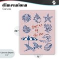 thumbnail image 4 of Stupell Industries Contemporary Meet Me By The Sea Canvas Art, 16 x 20, by The Prints Vibe, 4 of 8