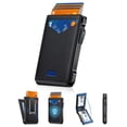 thumbnail image 1 of Cartera delgada Kafellon con bloqueo RFID y tarjetero emergente, 1 of 8