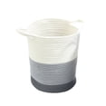 thumbnail image 4 of Cotton Rope Laundry Hamper Woven Collapsible Laundry Basket, 4 of 7