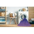thumbnail image 2 of Ahgly Company Machine Washable Indoor Square Transitional Purple Area Rugs, 7' Square, 2 of 7