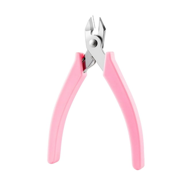TISHITA Nail Art Pliers Anti Sliip Handle Manicure Tools for Spas Manicure Accessory Pink