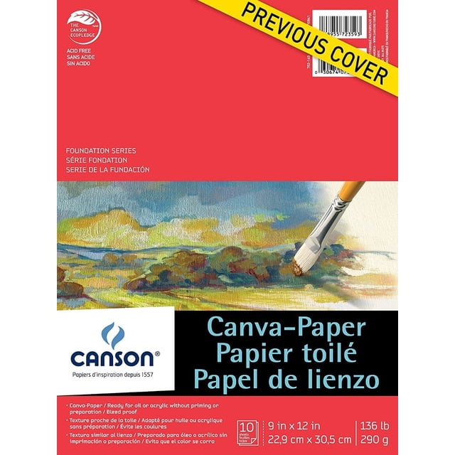 Cuaderno De Dibujo Block Canson Papel De Lienzo 23x30.5 10h Canson