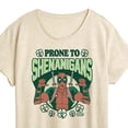 thumbnail image 3 of Marvel Deadpool - St. Patrick's Day Prone To Shenanigans - Women's Short Sleeve Graphic T-Shirt, 3 of 5