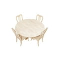 thumbnail image 2 of BingLTD - 48" Wide 30" Tall Miller Round Dining Table Set for Kitchen, Dining Room with 4 Avery Chairs…, 2 of 8