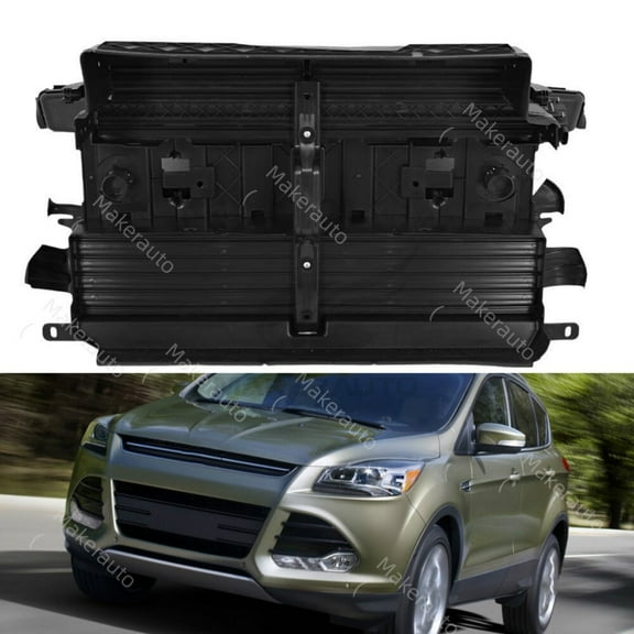 Front Radiator Shutter Grille W/ Actuator For 2013-2016 Ford Escape CJ5Z8475A